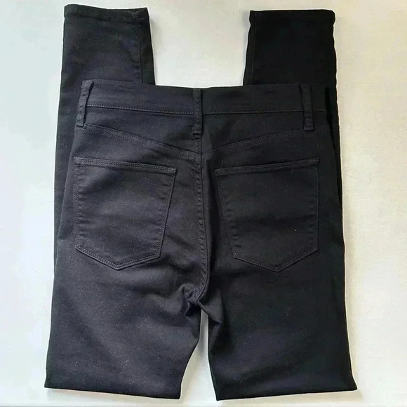 GAP True Skinny Jeans  High Waisted Stretch Black Denim Size 26 - Picture 14 of 16